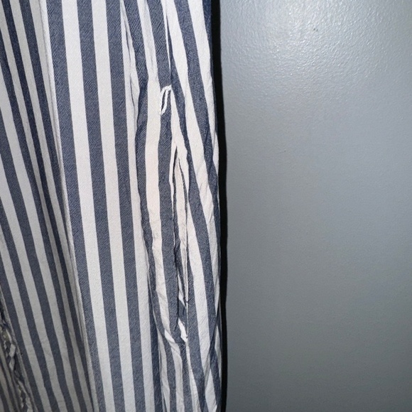 Ava & Viv Target 100% Rayon Vertical Striped Shirt Dress Size 3X - Picture 6 of 12